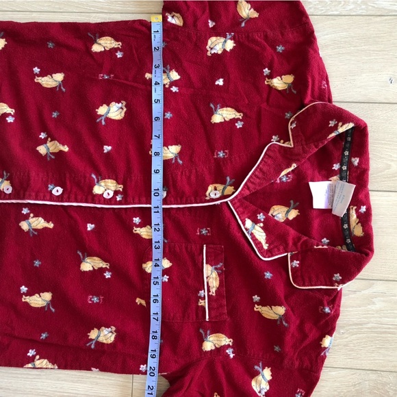 Classic Pooh Button Down Long Sleeve Pajama Top - Picture 5 of 11